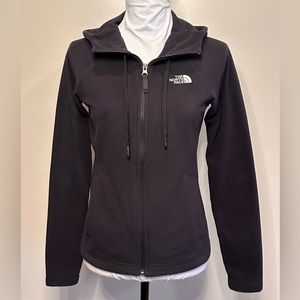 The North Face fleece lightweight hoodie black size XS